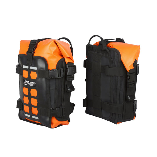Dirtsack Frogman CS ADV Crash Bar Bags (Pair) (Orange)