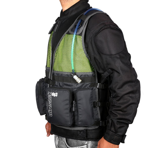 Dirtsack DG3 Multi Utility and Hydration Vest Bag (Black)