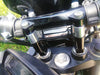 Carbon Racing Handlebar Risers Type 2 for Bajaj Dominar 250 400 (Matt Black)