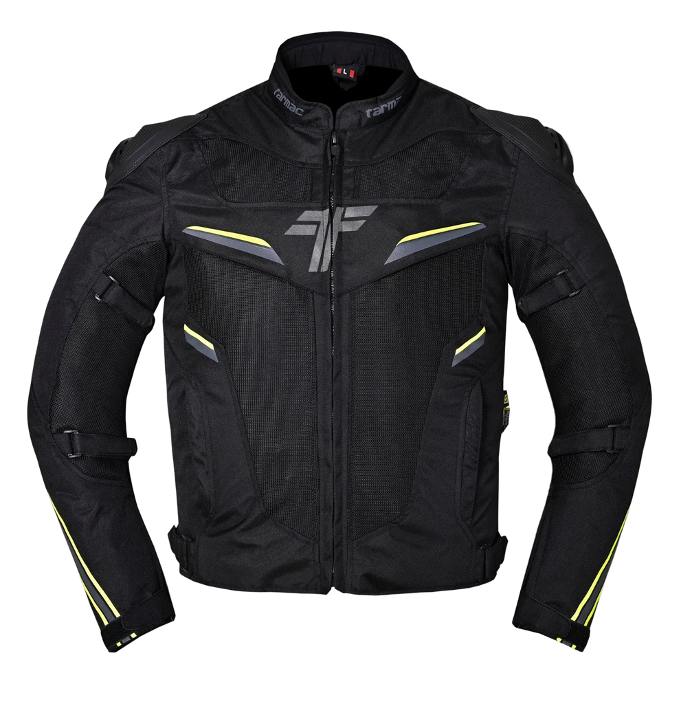 Tarmac Viper Level 2 Riding Jacket (Black Fluro Green)