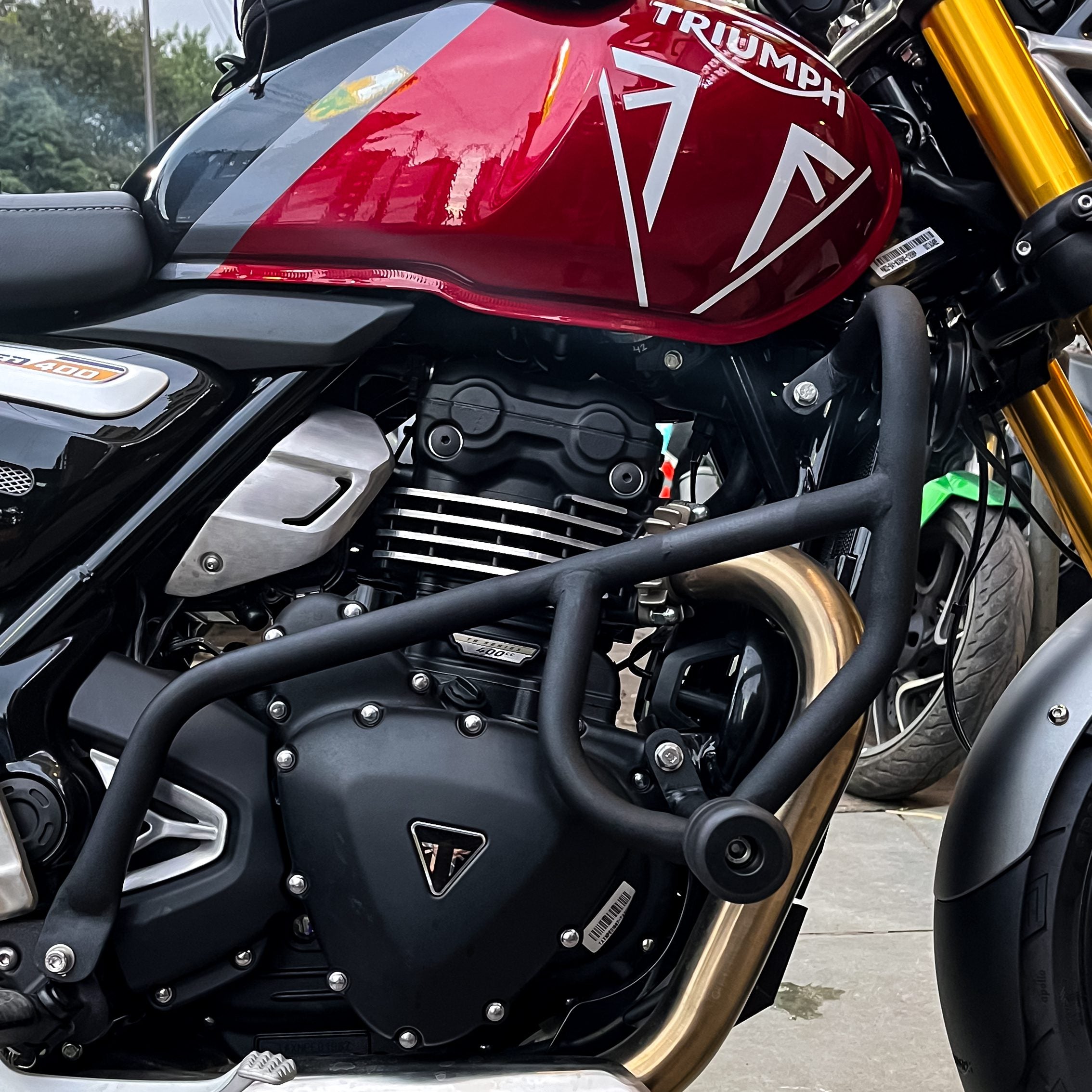 Hyperrider Crash Guard Type 2 for Triumph Speed 400 and Scrambler 400X ...