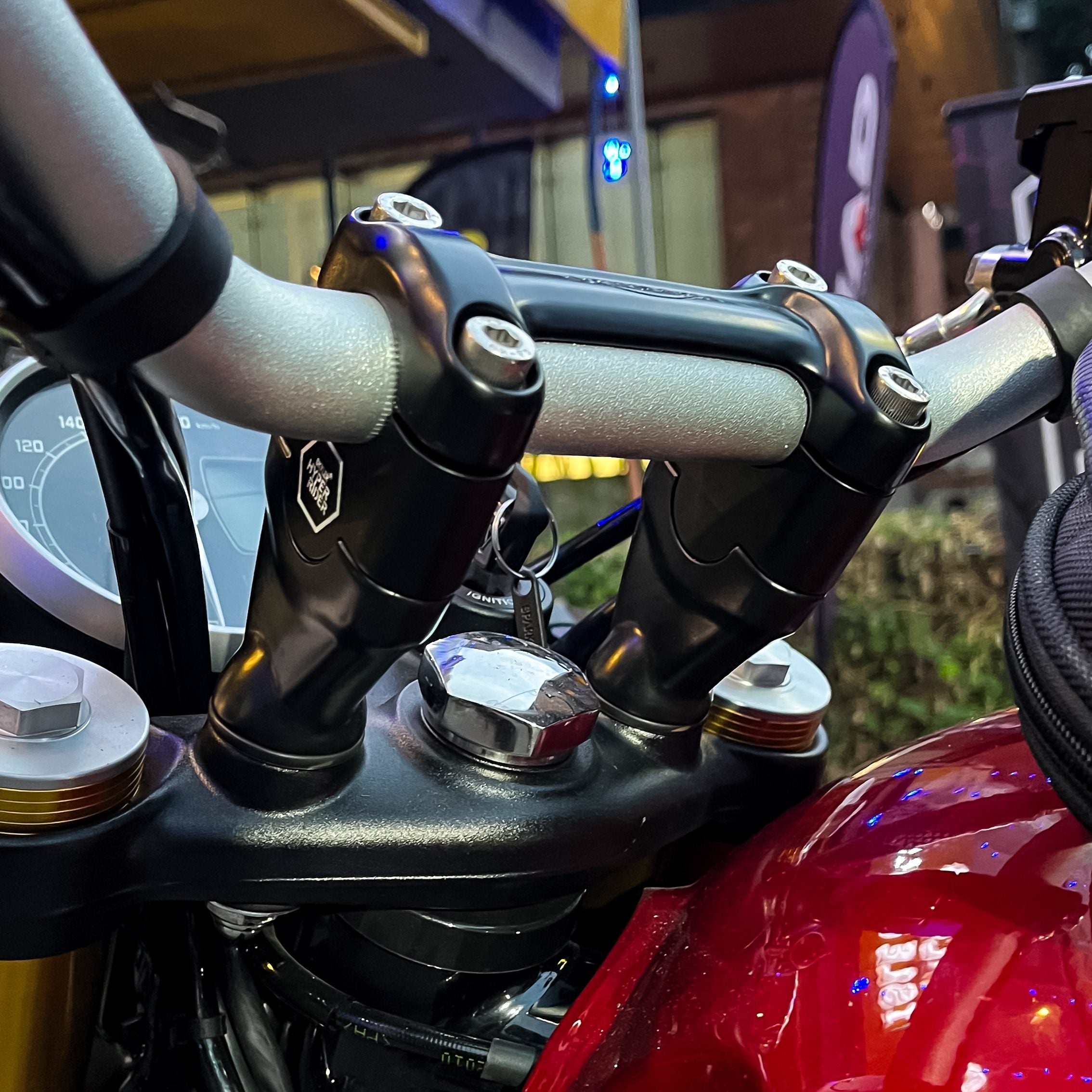 Speed Risers Hyperrider Handlebar Risers Type 1 for Triumph Speed 400 (HRSPD40010S ...