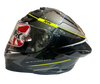 NHK K5R Anomalistic Gloss Black Fluro Yellow Helmet