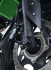 R&G Fork Protectors for Kawasaki Ninja 300 2012 onwards Ninja 250 2013-2017 Z250 2013-2018 and Z300 models (Black) (FP0128BK)