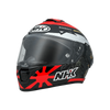 NHK K5R MIHA #1 Dragon Gloss Black Red Helmet