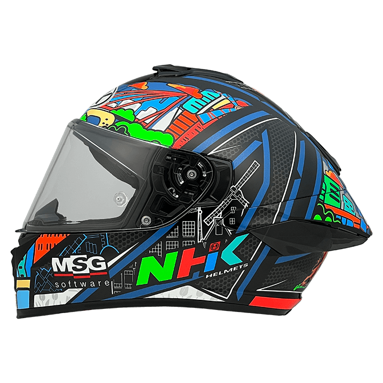 NHK K5R BO Bendsneyder #6 Gloss Black Helmet