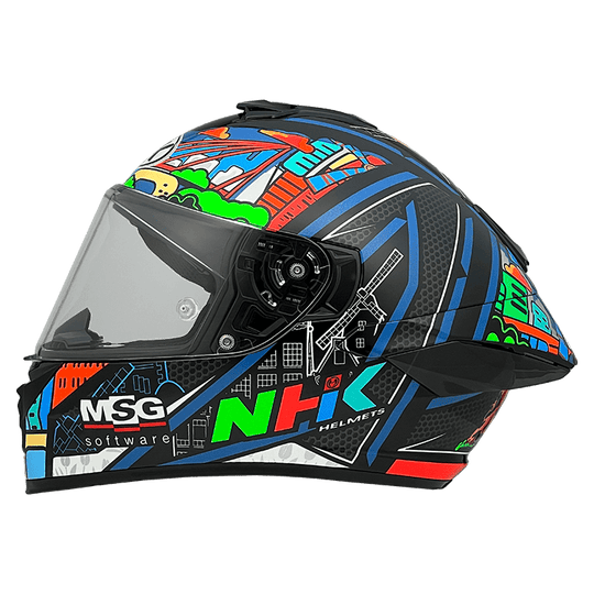 NHK K5R BO Bendsneyder #6 Gloss Black Helmet