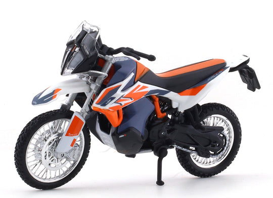Bburago KTM 790 Adventure R Rally (White Blue Orange)
