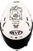 KYT Striker Tea Flower Gloss White Helmet