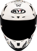 KYT Striker Tea Flower Gloss White Helmet