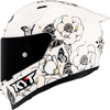 KYT Striker Tea Flower Gloss White Helmet