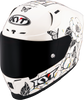 KYT Striker Tea Flower Gloss White Helmet