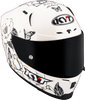 KYT Striker Tea Flower Gloss White Helmet