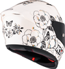 KYT Striker Tea Flower Gloss White Helmet