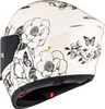 KYT Striker Tea Flower Gloss White Helmet