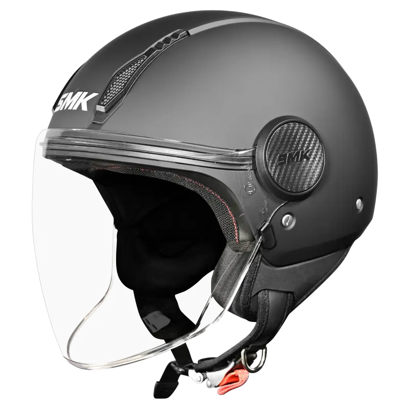SMK Laminar Solid Matt Black (MA200) Helmet