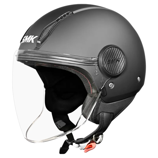 SMK Laminar Solid Matt Black (MA200) Helmet