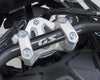 SW Motech 30mm Handlebar Risers for BMW R 1300 GS Silver (LEH.07.039.13000/S)