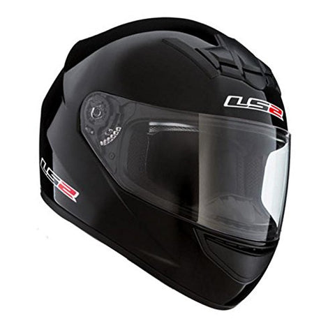 LS2 FF352 Solid Black Gloss Helmet