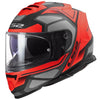 LS2 FF800 Storm II Faster Titanium Red Matt Helmet
