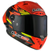 LS2 FF805 THUNDER Carbon GP Aero Fire Gloss Red Black Helmet