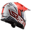 LS2 MX436 Pioneer Evo Evolve Gloss Red White Helmet