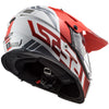 LS2 MX436 Pioneer Evo Evolve Gloss Red White Helmet