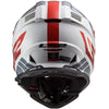 LS2 MX436 Pioneer Evo Evolve Gloss Red White Helmet