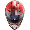 LS2 MX436 Pioneer Evo Evolve Gloss Red White Helmet