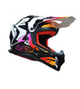 LS2 MX437 Fast II Wash Gloss White Black Helmet