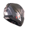 LS2 FF320 Stream Evo Sche Black Gray Gloss Helmet (D Ring)