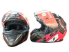 LS2 FF320 Stream Evo Sche Black Red Helmet (D Ring)