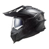 LS2 MX701 EXPLORER Carbon Solid Carbon Gloss Helmet