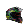 LS2 FF800 Storm Power Black Rainbow Matt Helmet