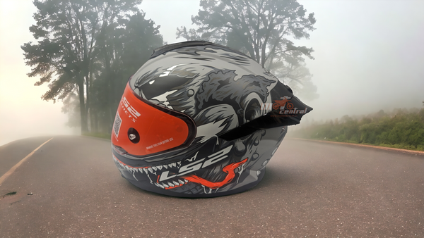 LS2 FF802 Flash Monster Black Grey Matt Helmet– Moto Central