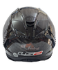 LS2 FF805 THUNDER Carbon GP Racing Solid Gloss Black Helmet with Red Logo (FIM Certified)