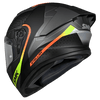 SMK Stellar Sports Flight Gloss Black Grey Yellow (GL264) Helmet
