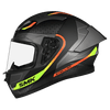 SMK Stellar Sports Flight Gloss Black Grey Yellow (GL264) Helmet