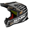 SMK Allterra Bulldozer Black Grey Orange Matt (MA267) Helmet