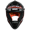 SMK Allterra Maverix Grey Red Black Gloss (GL632) Helmet