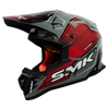 SMK Allterra Maverix Grey Red Black Gloss (GL632) Helmet