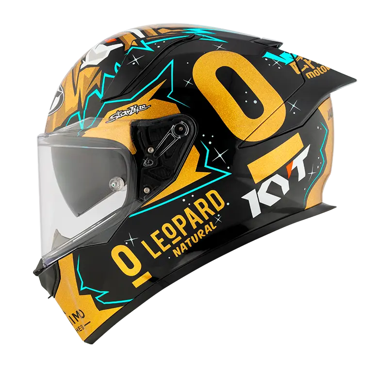 KYT R2R Pro Jaume Masia 2023 World Champion Gold Limited Edition Gloss Helmet