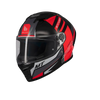 MT Stinger 2 Tron B15 Gloss Black Red Helmet