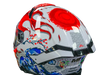 MT Thunder 4 SV Yamanaka Japan A5 Gloss White Red Blue Helmet