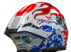 MT Thunder 4 SV Yamanaka Japan A5 Gloss White Red Blue Helmet