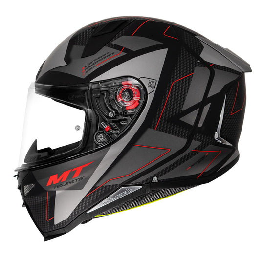 MT Revenge 2 Imperium A1 Matt Black Grey Helmet
