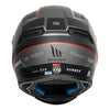 MT Hummer B AXN Gloss Black Grey C15 Helmet