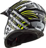 LS2 MX437 Fast Evo Verve Gloss Black White Helmet