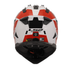 LS2 Pioneer II Hill Gloss White Red Helmet