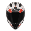 LS2 Pioneer II Hill Gloss White Red Helmet